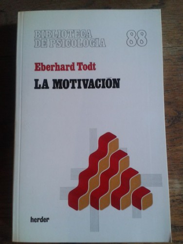 Portada del libro de LA MOTIVACIÓN : PROBLEMAS, RESULTADO Y APLICACIONES