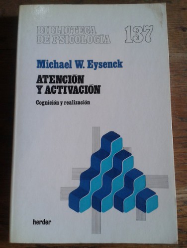 Portada del libro de ATENCIÓN Y ACTIVACIÓN : COGNICIÓN Y REALIZACIÓN