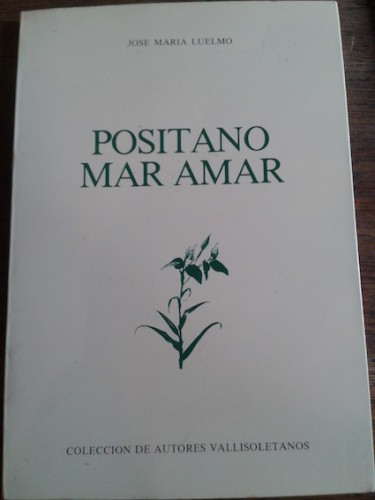 Portada del libro de POSITANO MAR AMAR (dedicado)