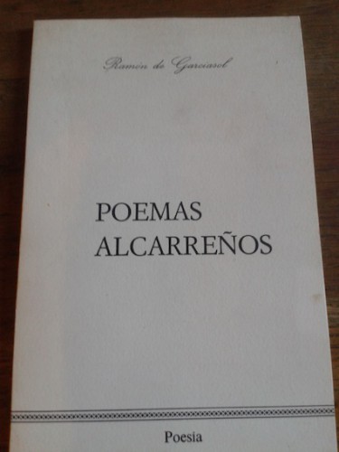 Portada del libro de POEMAS ALCARREÑOS (dedicado)