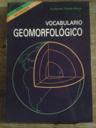 Portada del libro de VOCABULARIO GEOMORFOLÓGICO