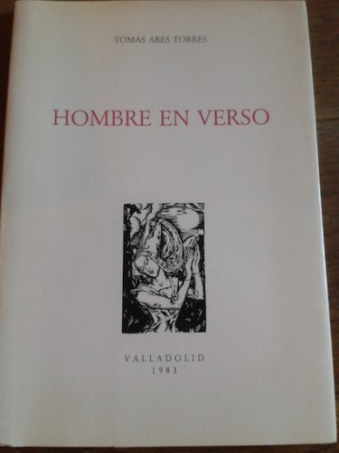Portada del libro de HOMBRE EN VERSO (dedicado)