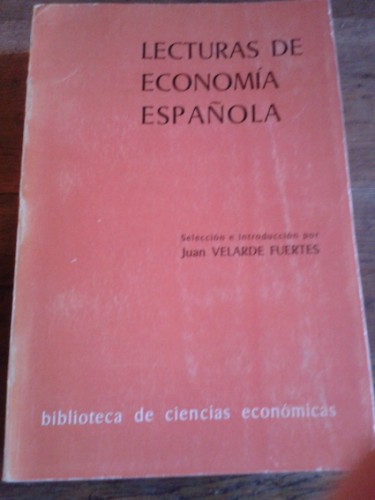 Portada del libro de LECTURAS DE ECONOMÍA ESPAÑOLA