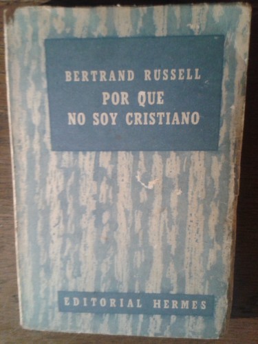 Portada del libro de POR QUÉ NO SOY CRISTIANO