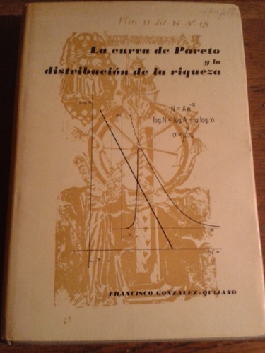 Portada del libro de LA CURVA DE PARETO Y LA DISTRIBUCIÓN DE LA RIQUEZA