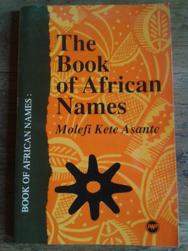 Portada del libro de THE BOOK OF AFRICAN NAMES