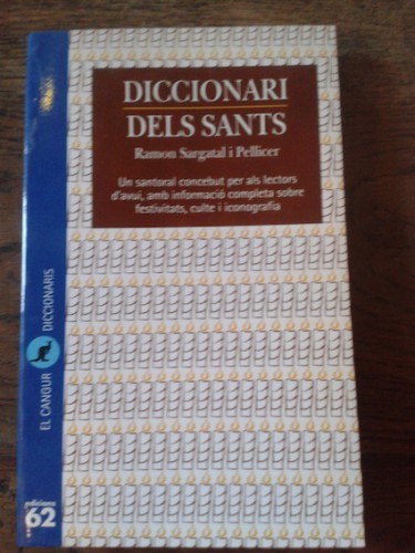 Portada del libro de DICCIONARI DELS SANTS