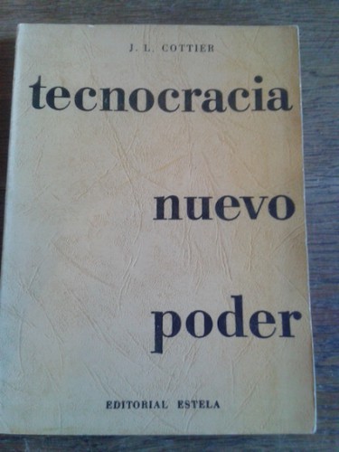 Portada del libro de TECNOCRACIA, NUEVO PODER