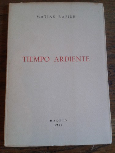 Portada del libro de TIEMPO ARDIENTE 