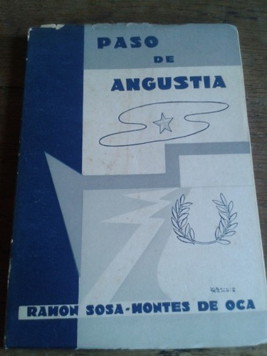 Portada del libro de PASO DE ANGUSTIA (dedicado)