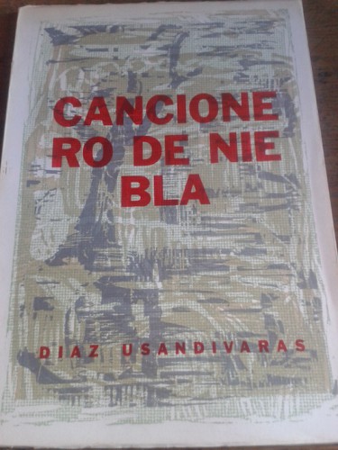 Portada del libro de CANCIONERO DE NIEBLA (dedicado)