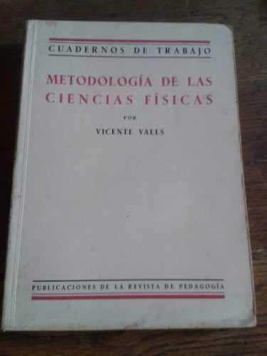 Portada del libro METODOLOGÍA DE LAS CIENCIAS FÍSICAS