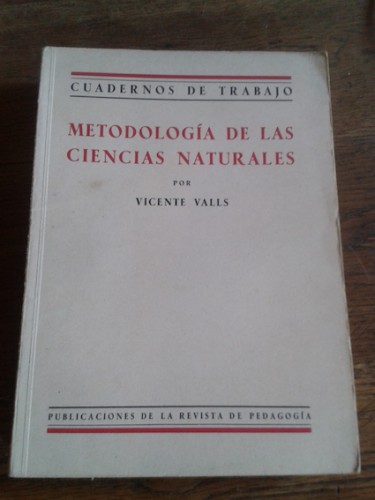 Portada del libro METODOLOGÍA DE LAS CIENCIAS NATURALES