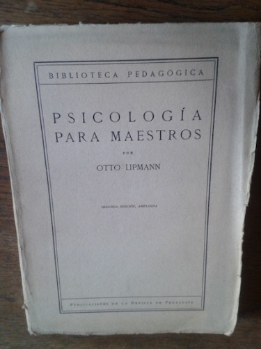 Portada del libro de PSICOLOGÍA PARA MAESTROS