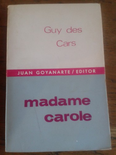 Portada del libro de MADAME CAROLE 