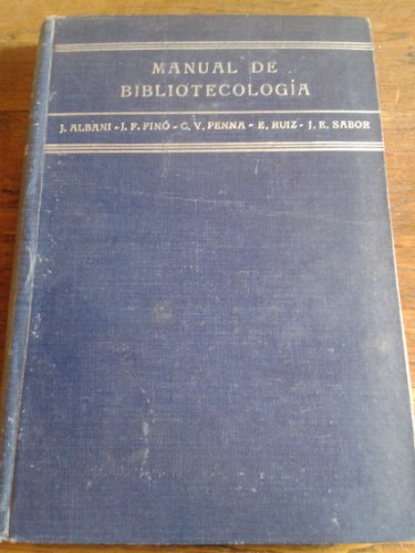 Portada del libro de MANUAL DE BIBLIOTECOLOGÍA PARA BIBLIOTECAS POPULARES