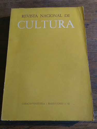 Portada del libro de REVISTA NACIONAL DE CULTURA 151-152. Marzo-Junio 1962, Año XXIV