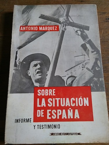 Portada del libro de SOBRE LA SITUACIÓN DE ESPAÑA. Informe y testimonio