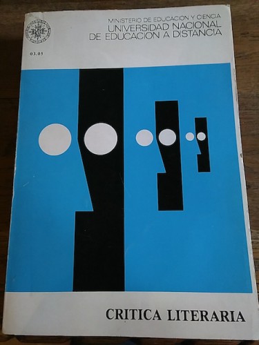 Portada del libro de CRÍTICA LITERARIA