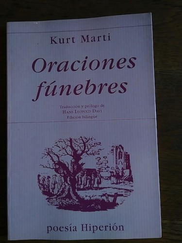 Portada del libro de ORACIONES FÚNEBRES