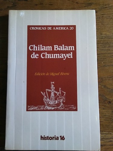 Portada del libro de CHILAM BALAM DE CHUMAYEL