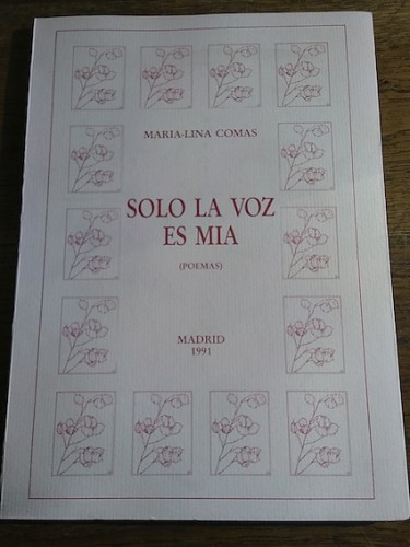 Portada del libro de SOLO LA VOZ ES MÍA