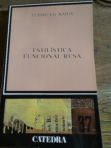 Portada del libro de ESTILÍSTICA FUNCIONAL RUSA