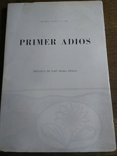 Portada del libro de PRIMER ADIOS