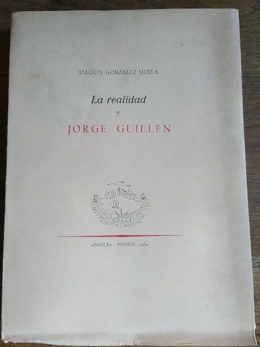 Portada del libro de LA REALIDAD Y JORGE GUILLÉN