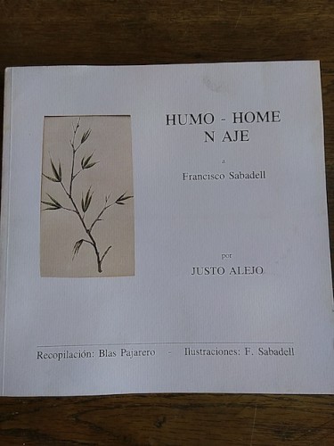Portada del libro de HUMO - HOME N AJE a Francisco Sabadell
