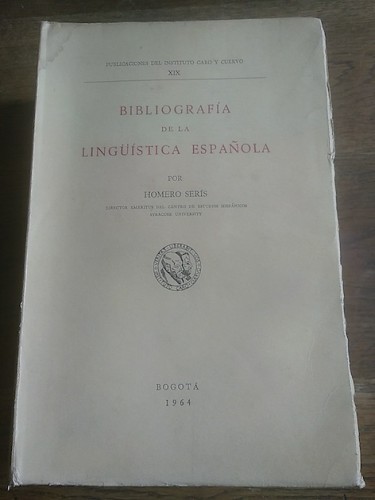 Portada del libro de BIBLIOGRAFÍA DE LA LINGÜÍSTICA ESPAÑOLA