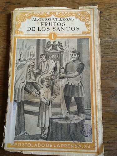 Portada del libro de FRUTOS DE LOS SANTOS. Tomo I