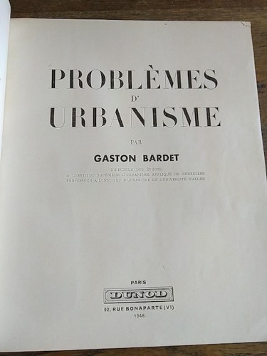 Portada del libro de PROBLÈMES D'URBANISME