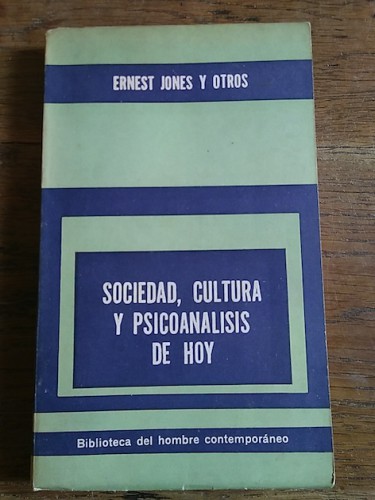 Portada del libro de SOCIEDAD, CULTURA Y PSICOANÁLISIS DE HOY