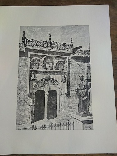 Portada del libro de SALAMANCA. ESTATUA FRAY LUIS DE LEÓN Y RECTORADO. POEMA DE UNAMUNO