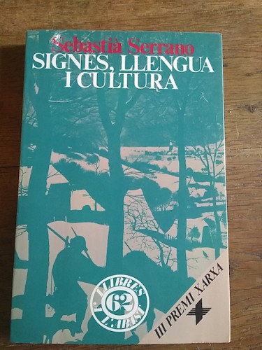 Portada del libro de SIGNES, LLENGUA I CULTURA