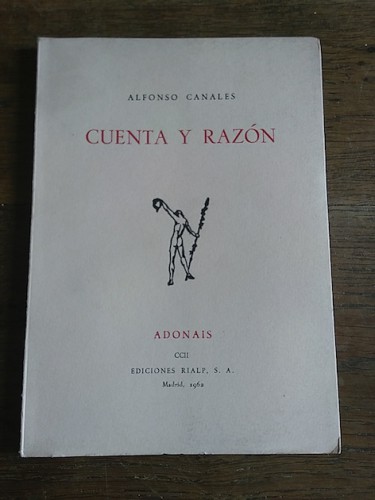 Portada del libro de CUENTA Y RAZÓN