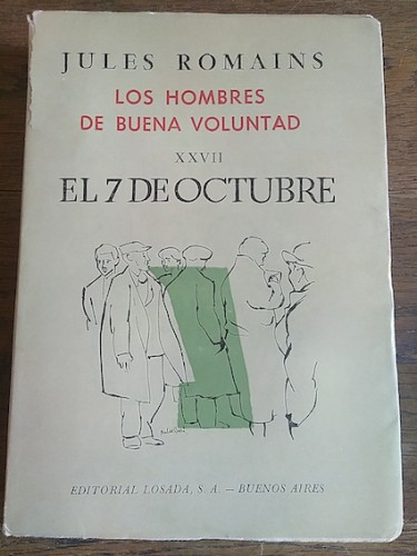 Portada del libro de LOS HOMBRES DE BUENA VOLUNTAD XXVII. El 7 de octubre