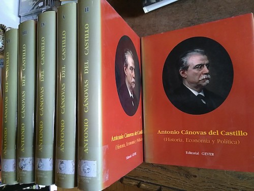 Portada del libro de ANTONIO CÁNOVAS DEL CASTILLO (Historia, Economía y Política). 6 Tomos