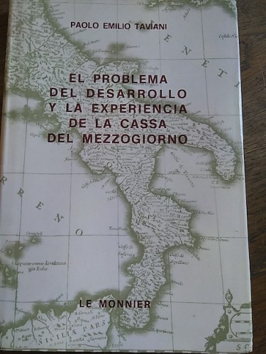 Portada del libro de EL PROBLEMA DEL DESARROLLO Y LA EXPERIENCIA DE LA CASSA DEL MEZZOGIORNO