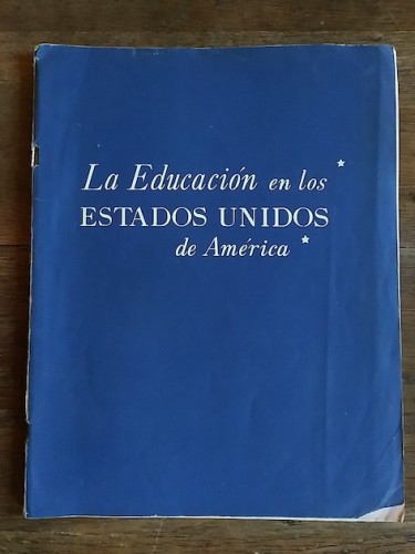 Portada del libro de LA EDUCACIÓN EN LOS ESTADOS UNIDOS DE AMÉRICA. Special series nº 3