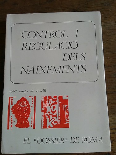 Portada del libro de CONTROL I REGULACIÓ DELS NAIXEMENTS. El 