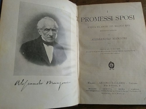 Portada del libro de PROMESSI SPOSI. Storia milanese del secolo XVII