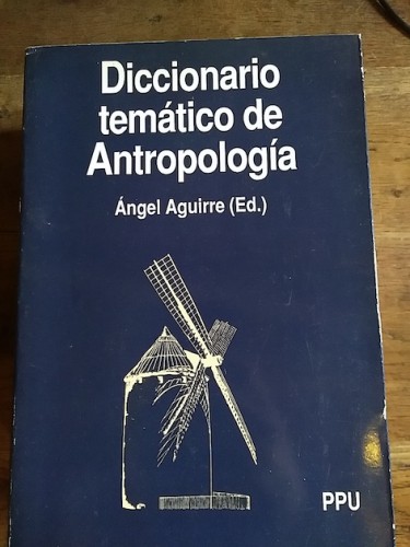 Portada del libro de DICCIONARIO TEMÁTICO DE ANTROPOLOGÍA