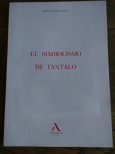 Portada del libro EL SIMBOLISMO DE TANTALO