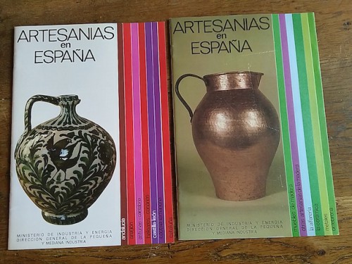 Portada del libro de ARTESANÍA EN ESPAÑA (2 folletos)