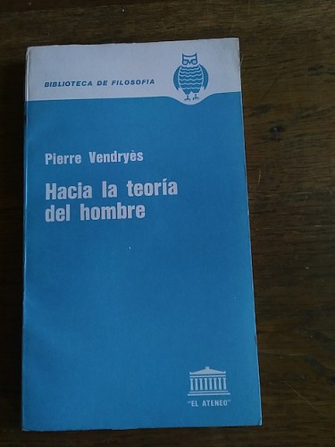 Portada del libro de HACIA LA TEORÍA DEL HOMBRE