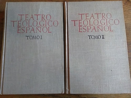 Portada del libro de PIEZAS MAESTRAS DEL TEATRO TEOLÓGICO ESPAÑOL (2 tomos)