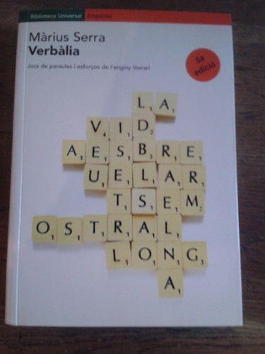 Portada del libro de VERBÀLIA : JOCS DE PARAULES I ESFORÇOS DE L'ENGINY LITERARI