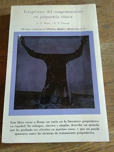 Portada del libro de TERAPÉUTICA DEL COMPORTAMIENTO EN PSIQUIATRÍA CLÍNICA
